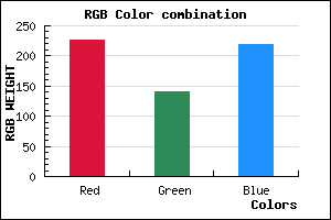 rgb background color #E28CDB mixer