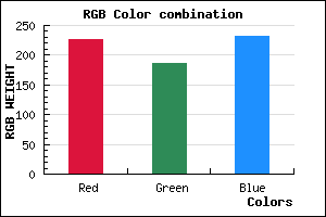 rgb background color #E2BAE8 mixer