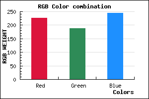 rgb background color #E2BCF4 mixer