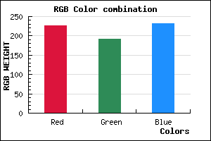 rgb background color #E2C0E8 mixer