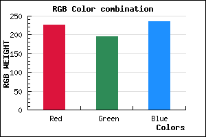 rgb background color #E2C4EC mixer