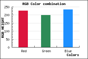 rgb background color #E2C7E9 mixer