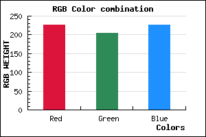rgb background color #E2CDE3 mixer