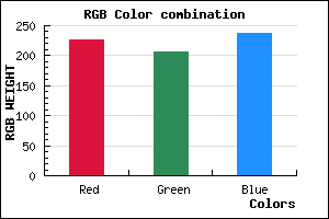 rgb background color #E2CFED mixer