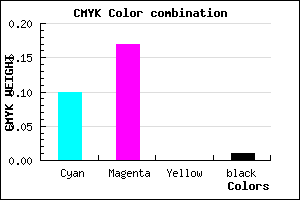 #E2D2FC color CMYK mixer