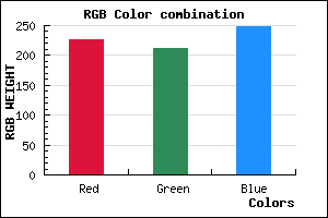rgb background color #E2D4F8 mixer