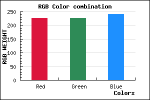 rgb background color #E2E2F0 mixer
