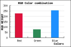 rgb background color #E24DFD mixer