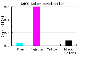 #E25FEB color CMYK mixer