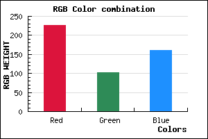 rgb background color #E367A1 mixer