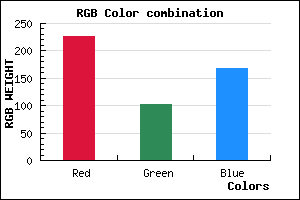 rgb background color #E367A7 mixer