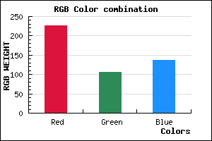 rgb background color #E36988 mixer