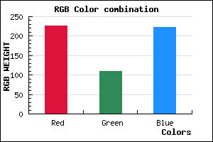 rgb background color #E36DDF mixer