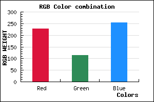 rgb background color #E372FF mixer