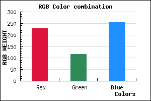 rgb background color #E373FF mixer