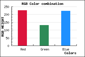 rgb background color #E383DF mixer