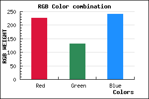 rgb background color #E384F0 mixer