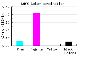 #E38CF2 color CMYK mixer