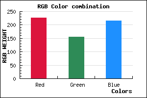 rgb background color #E39BD8 mixer