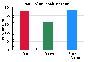 rgb background color #E3A0EA mixer