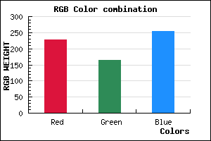 rgb background color #E3A4FF mixer