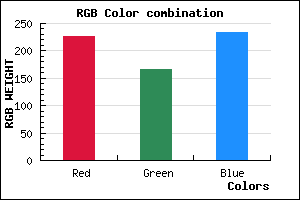 rgb background color #E3A6EA mixer