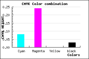 #E3BCF8 color CMYK mixer