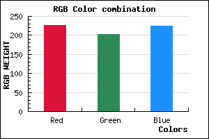 rgb background color #E3CBE0 mixer