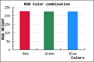 rgb background color #E3E0E0 mixer