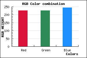 rgb background color #E3E3F5 mixer