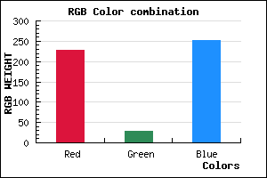 rgb background color #E31DFB mixer