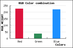 rgb background color #E325DC mixer