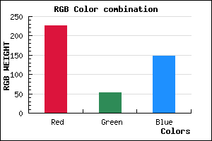rgb background color #E33593 mixer