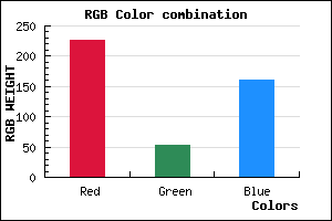 rgb background color #E335A0 mixer