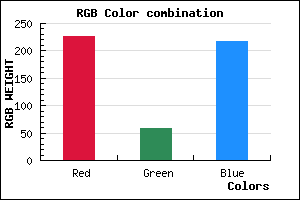 rgb background color #E33BD9 mixer