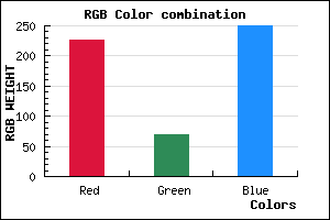 rgb background color #E346FA mixer