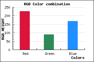 rgb background color #E359A7 mixer
