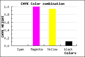 #E4000D color CMYK mixer
