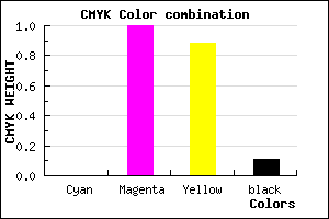#E4001B color CMYK mixer