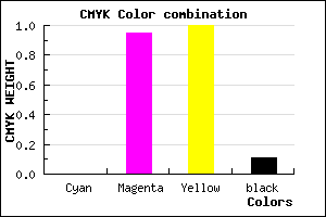 #E40B00 color CMYK mixer