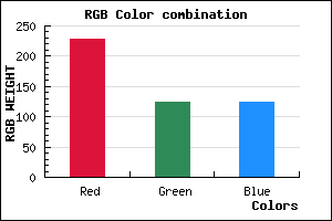 rgb background color #E47C7C mixer