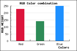 rgb background color #E48CFA mixer