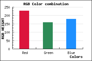 rgb background color #E49FB3 mixer