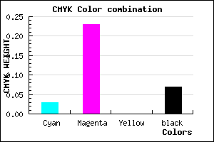 #E4B6EC color CMYK mixer
