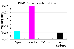 #E4B6F2 color CMYK mixer