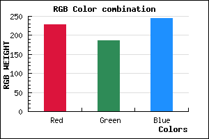 rgb background color #E4BBF5 mixer