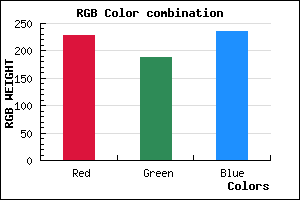 rgb background color #E4BCEC mixer