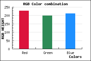rgb background color #E4C6D4 mixer