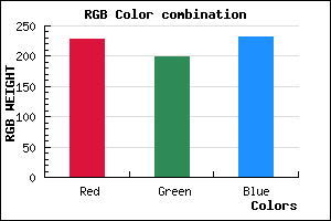 rgb background color #E4C6E8 mixer