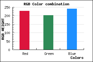 rgb background color #E4CBF1 mixer
